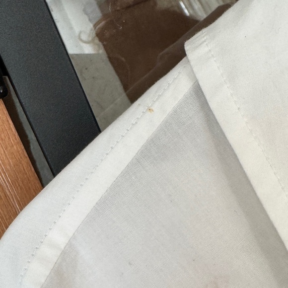 Anthropologie Cherry Embroidered Bennett Button Up Shirt down tunic long sleeves - Picture 11 of 11